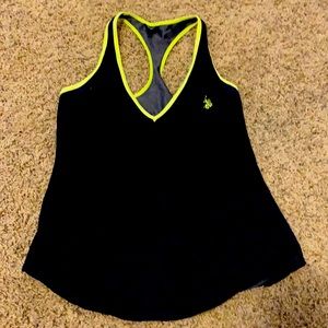 Vintage customized polo work out tank top